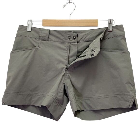 Arc’Teryx Creston Hiking Shorts Olive Green Size 8 Quick Dry Outdoors Camping - Picture 2 of 9